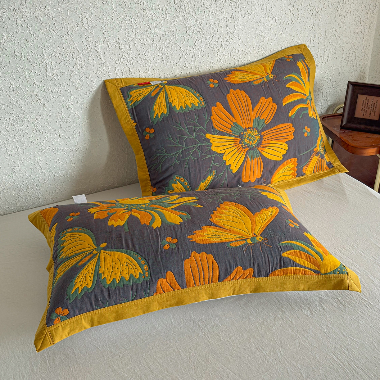 91家纺网 家纺一手货源 找家纺 棠薇家纺 2026新款纱布盖毯长绒棉纱布毛巾被夏被单双人棉纱盖毯毛巾毯夏季夏凉被空调被毯子可铺可盖床盖 花样蝶舞紫