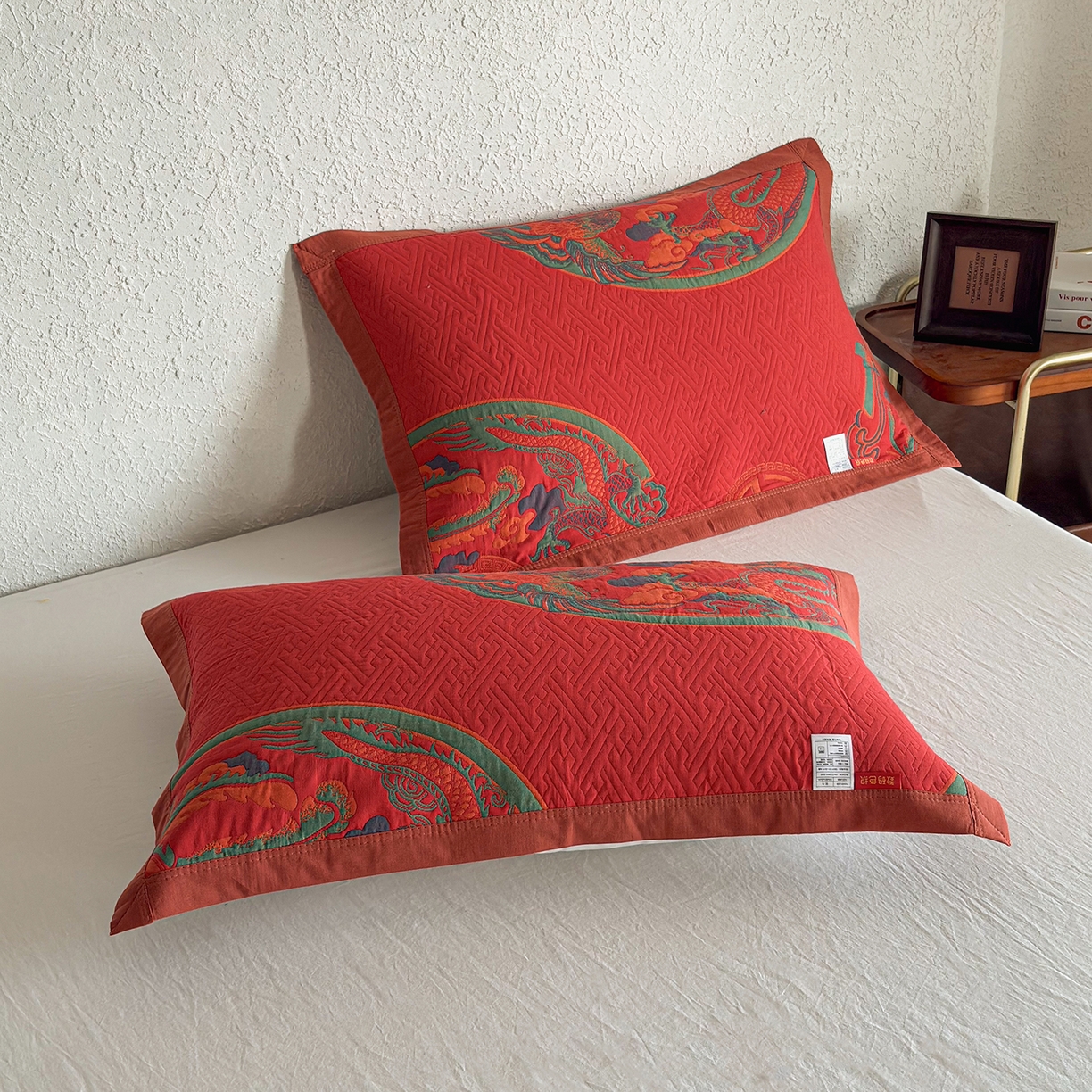 91家纺网 家纺一手货源 找家纺 棠薇家纺 2026新款纱布盖毯长绒棉纱布毛巾被夏被单双人棉纱盖毯毛巾毯夏季夏凉被空调被毯子可铺可盖床盖 龙凤呈祥