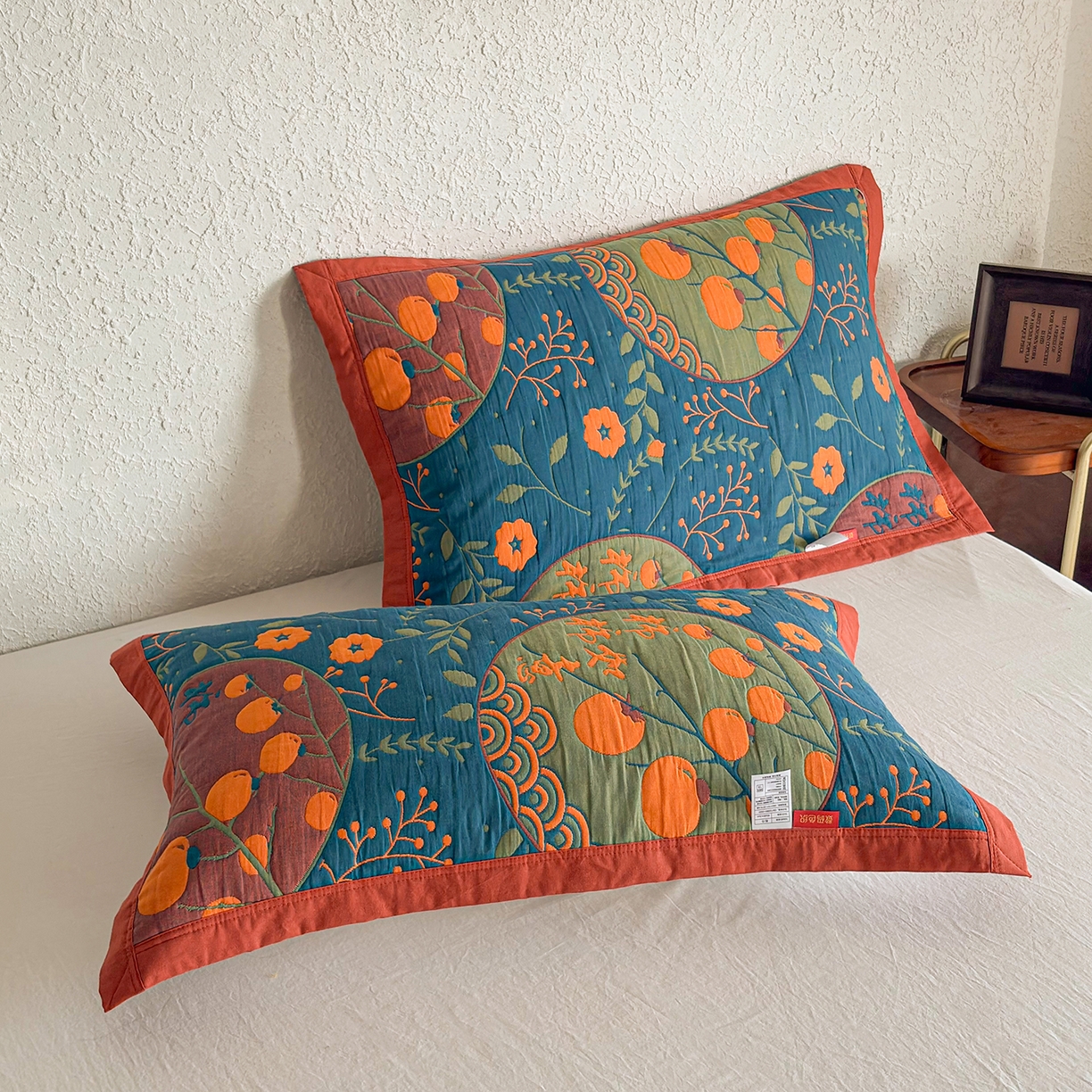 91家纺网 家纺一手货源 找家纺 棠薇家纺 2026新款纱布盖毯长绒棉纱布毛巾被夏被单双人棉纱盖毯毛巾毯夏季夏凉被空调被毯子可铺可盖床盖 柿柿如意