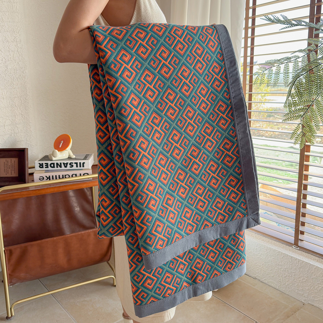 91家纺网 家纺一手货源 找家纺 棠薇家纺 2026新款纱布盖毯长绒棉纱布毛巾被夏被单双人棉纱盖毯毛巾毯夏季夏凉被空调被毯子可铺可盖床盖 长城格