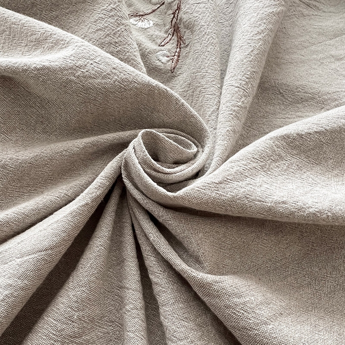 91家纺网 家纺一手货源 找家纺 树下 2026新款A类棉麻刺绣床单款四件套 墨染清枝