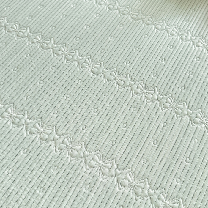 91家纺网 家纺一手货源 找家纺 苏米娜家纺SUMINA 2026新款PE高分子弯边工艺床裙款凉席三件套-可心 可心-清新绿