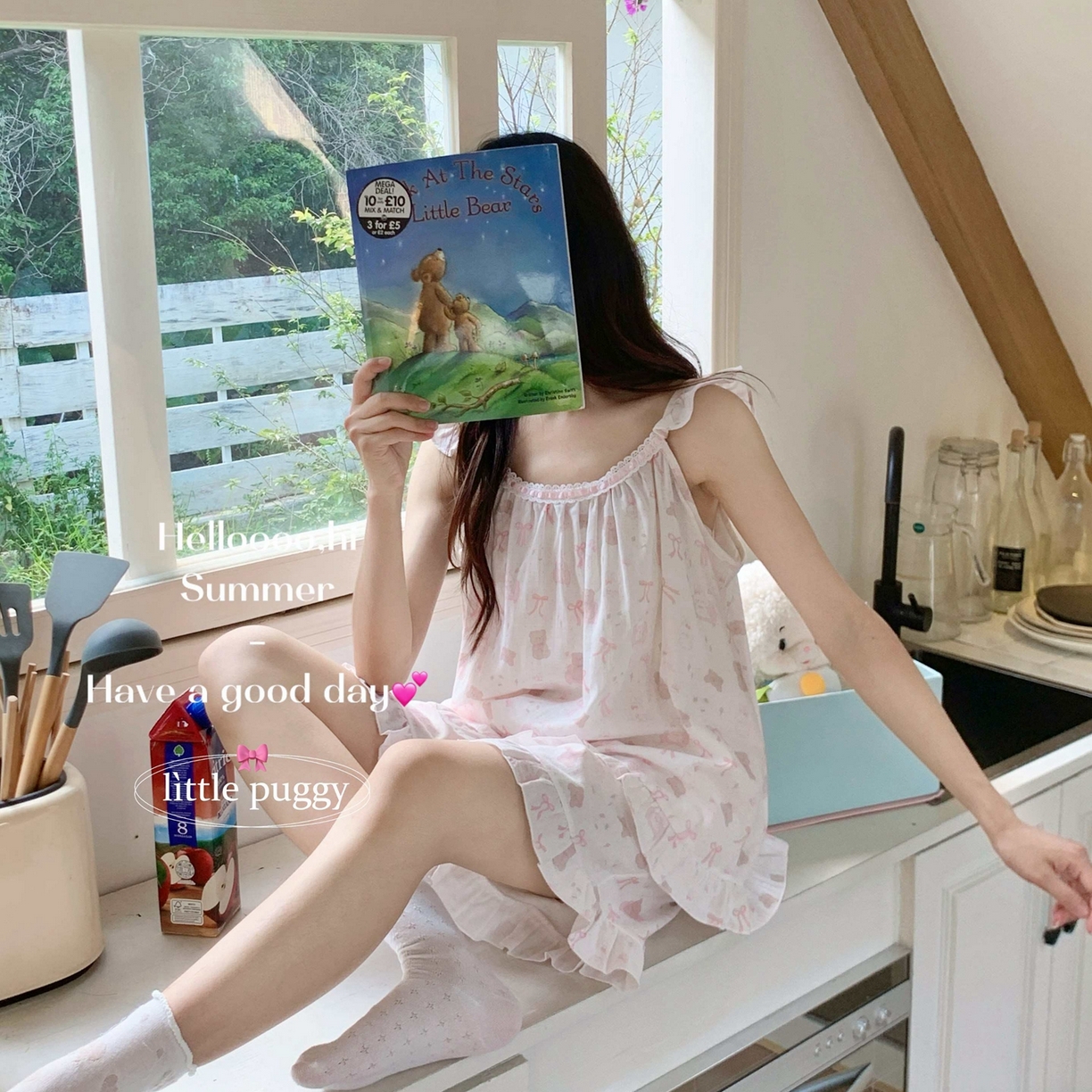 91家纺网 家纺一手货源 找家纺 （总）妍景家居生活馆 2026春夏新款小飞袖套装-沙发兔与熊