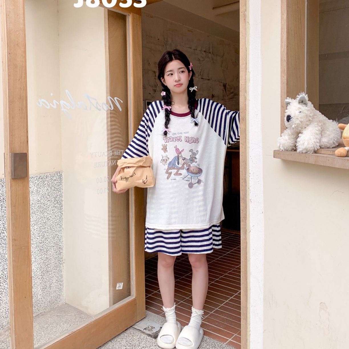 91家纺网 家纺一手货源 找家纺 （总）妍景家居生活馆 2026春夏新款雪花棉野炊夏日套装