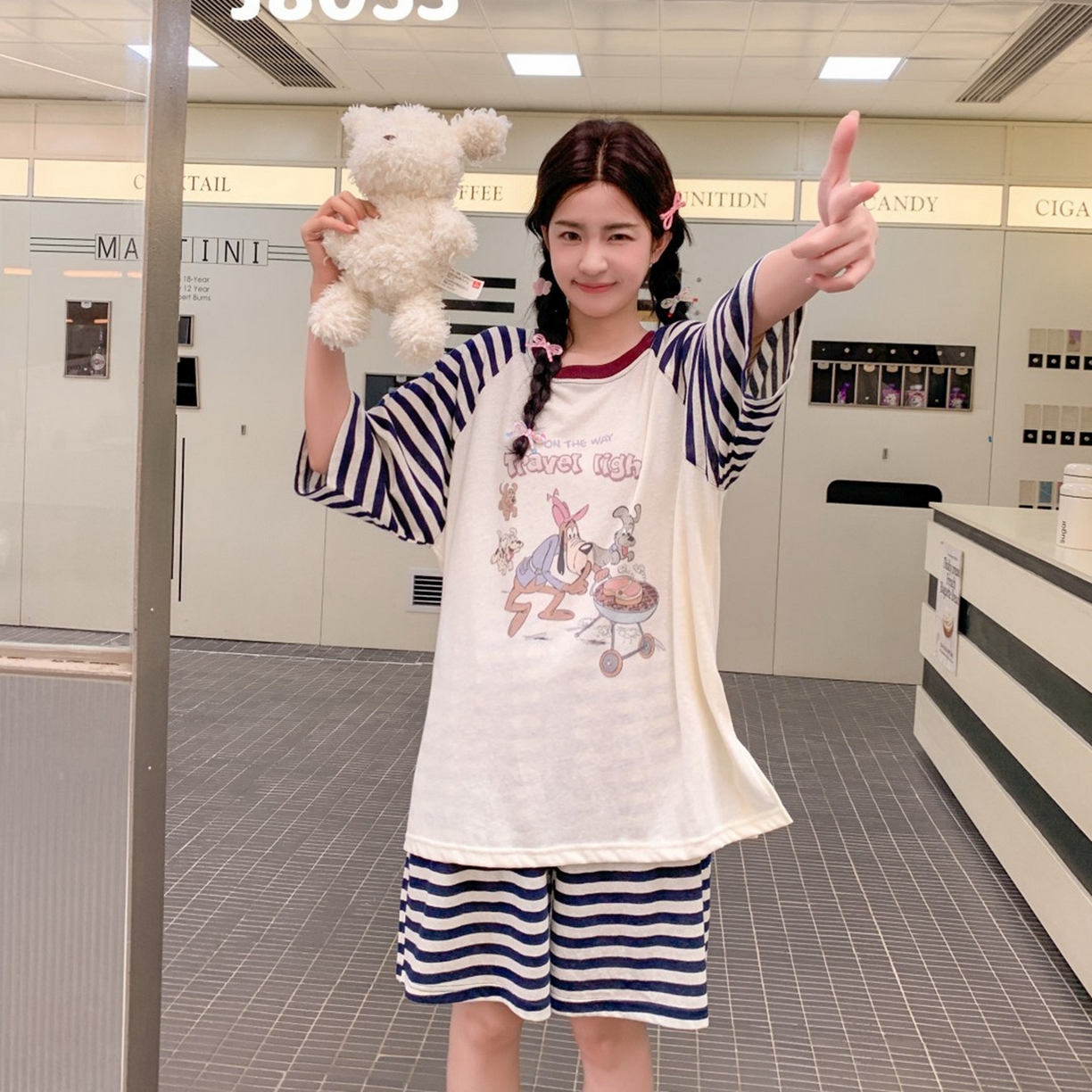 91家纺网 家纺一手货源 找家纺 （总）妍景家居生活馆 2026春夏新款雪花棉野炊夏日套装