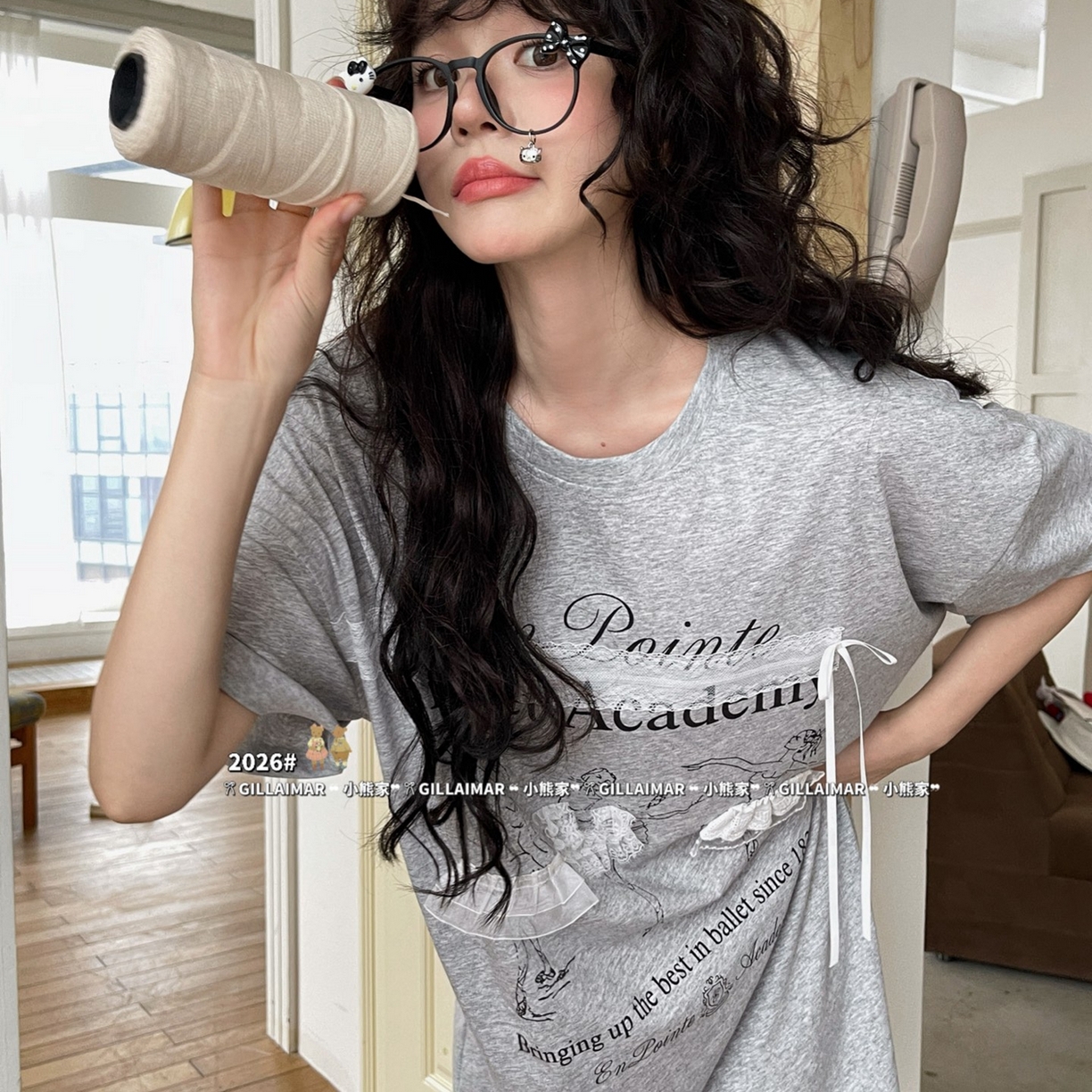 91家纺网 家纺一手货源 找家纺 （总）妍景家居生活馆 2026新款莱赛尔冰丝棉睡裙-芭蕾T