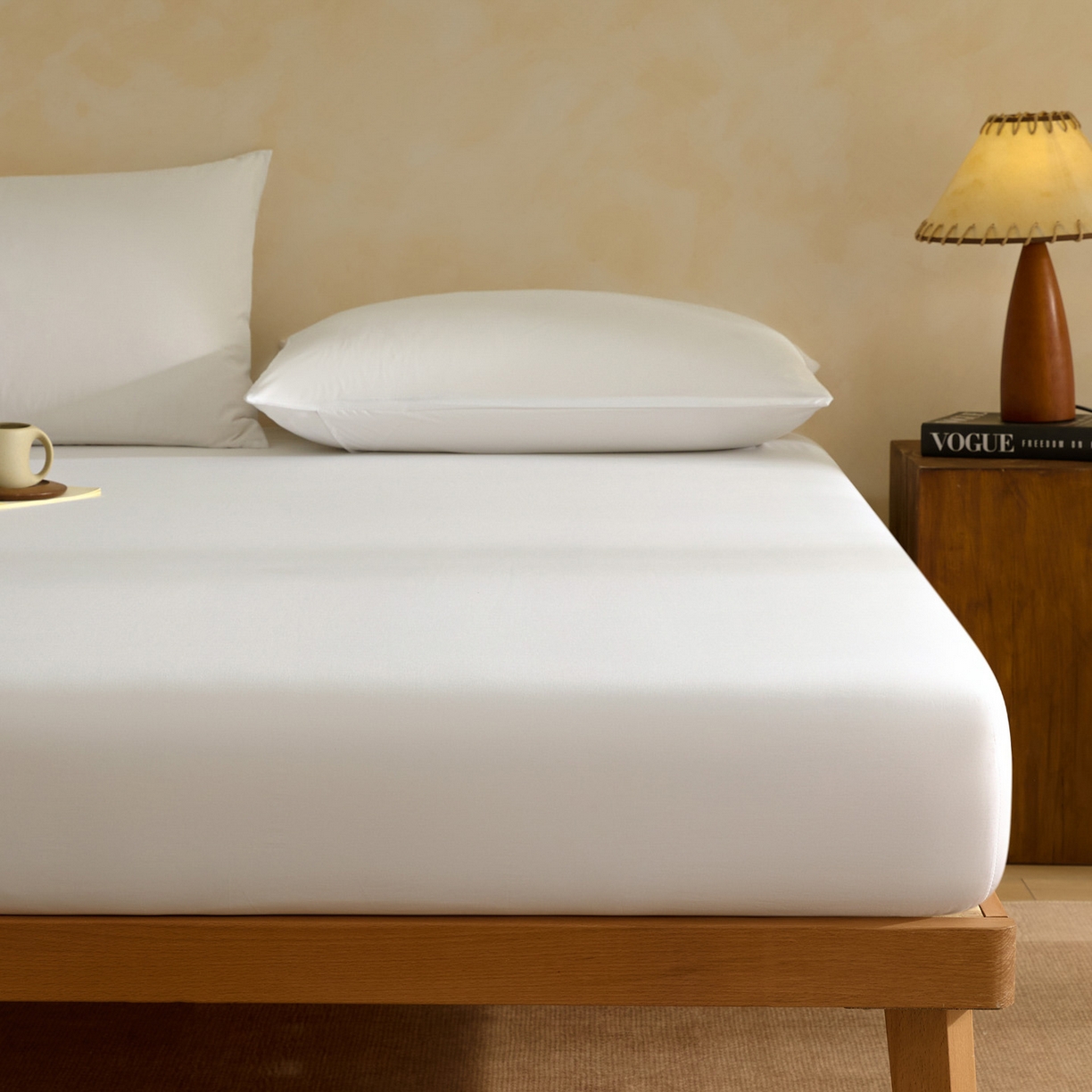 91家纺网 家纺一手货源 找家纺 （总）梵克保罗 2026新品竹纤维床笠凉感纹理感  30%竹纤维 70%超细纤维