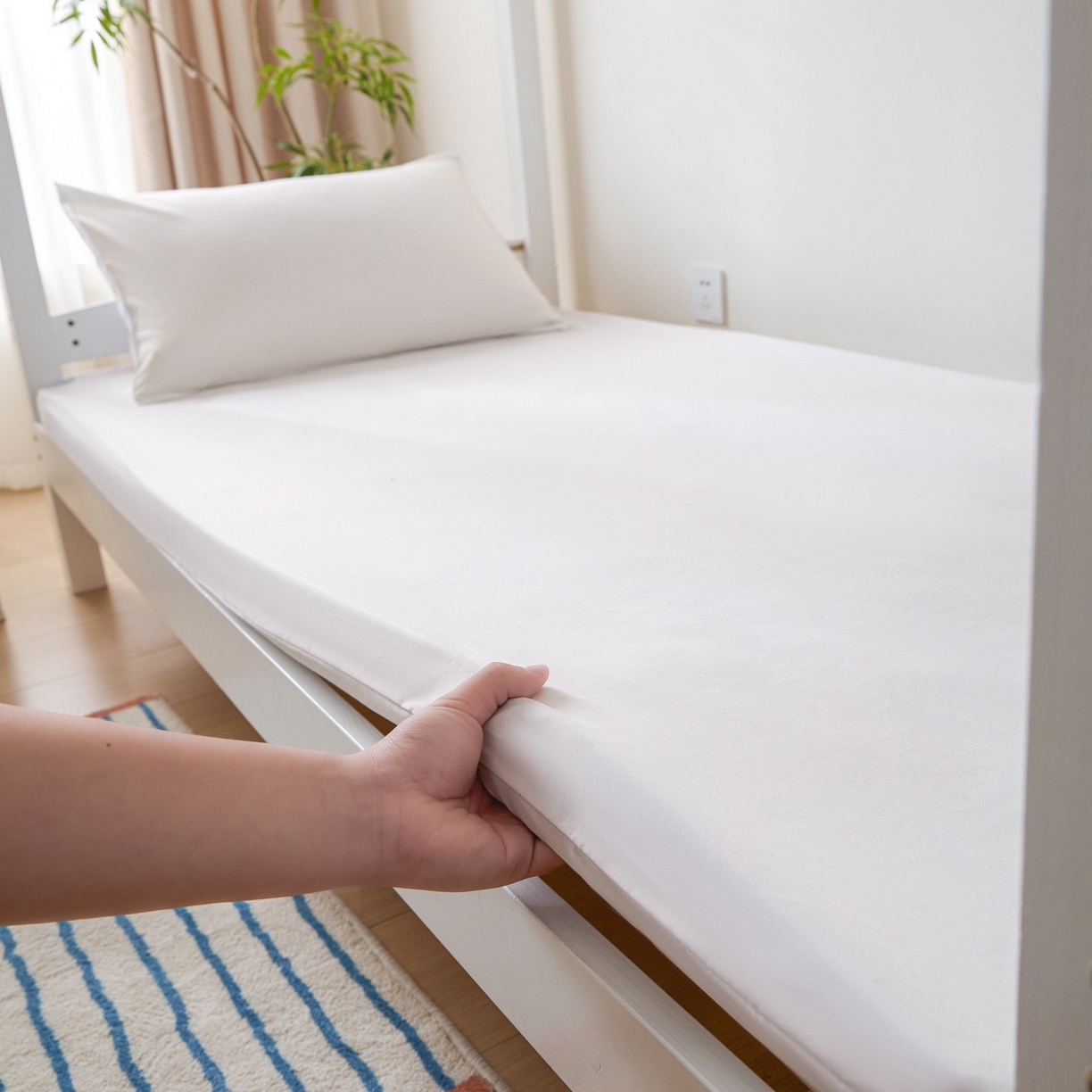 91家纺网 家纺一手货源 找家纺 （总）梵克保罗 2026新款亲肤舒适简约款学生床床垫套