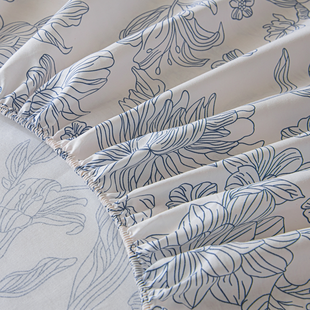 91家纺网 家纺一手货源 找家纺 （总）梵克保罗 2026新款全棉专版花型青花瓷系列单品床笠