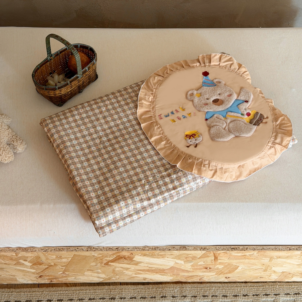 91家纺网 家纺一手货源 找家纺 （总）喜多兔儿童家纺 2026新款A类全棉双层纱贴布绣夏被夏凉被空调被