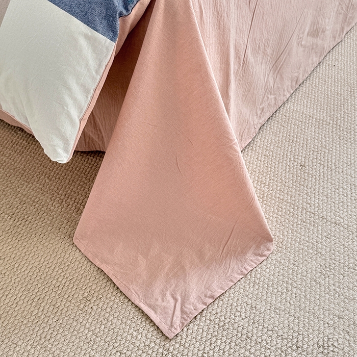 91家纺网 家纺一手货源 找家纺 （总）家贝爱 2026新款全棉纯棉水洗色织被套单件被套单品单被套