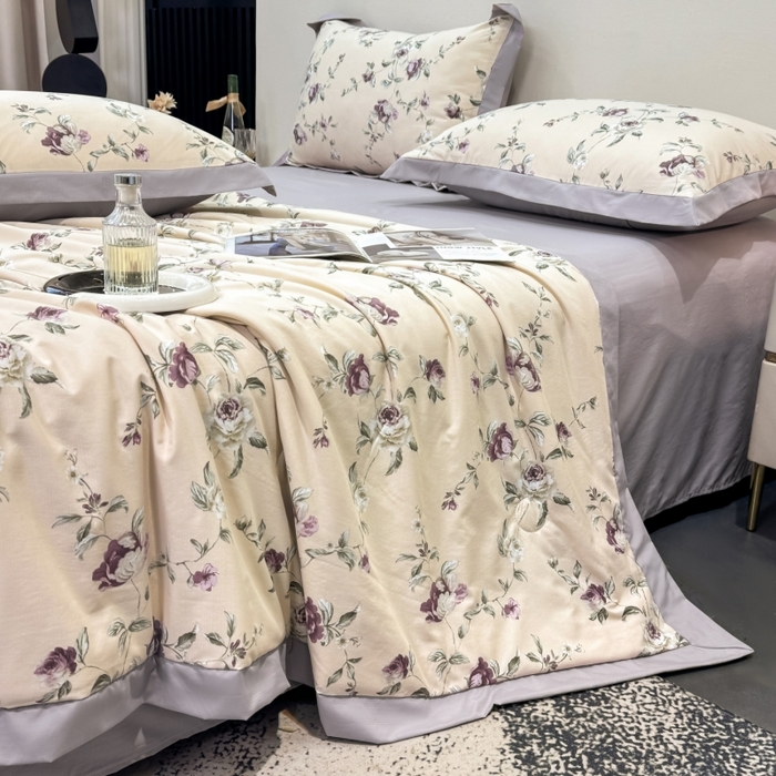 91家纺网 家纺一手货源 找家纺 （总）新款凉感天丝棉夏被夏凉被空调被夏被四件套系列