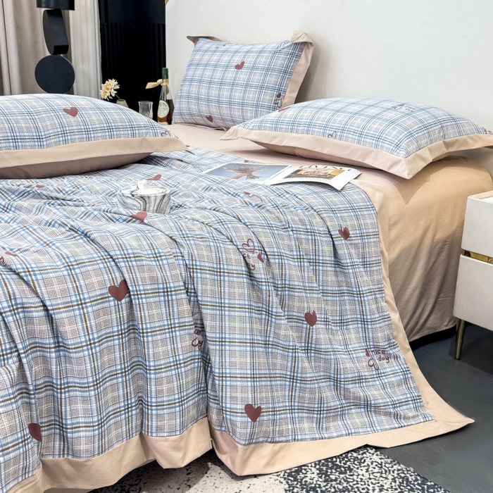 91家纺网 家纺一手货源 找家纺 （总）新款凉感天丝棉夏被夏凉被空调被夏被四件套系列