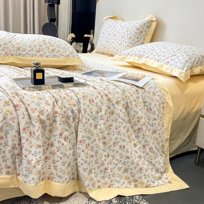 91家纺网 家纺一手货源 找家纺 （总）新款凉感天丝棉夏被夏凉被空调被夏被四件套系列