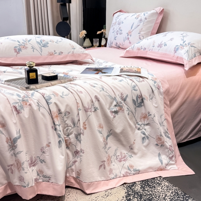 91家纺网 家纺一手货源 找家纺 （总）新款凉感天丝棉夏被夏凉被空调被夏被四件套系列