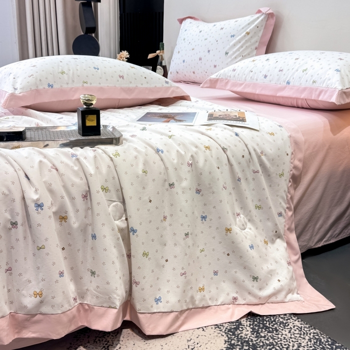 91家纺网 家纺一手货源 找家纺 （总）新款凉感天丝棉夏被夏凉被空调被夏被四件套系列