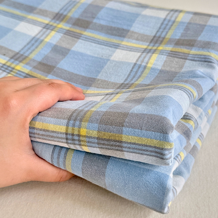 91家纺网 家纺一手货源 找家纺 家贝爱 2026新款全棉纯棉水洗色织被套单件被套单品单被套 简夕格