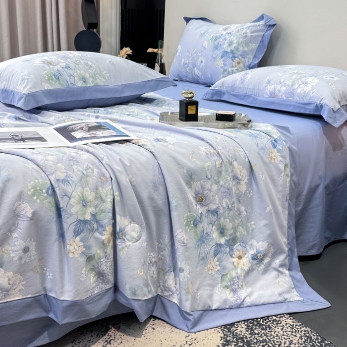 91家纺网 家纺一手货源 找家纺 （总）新款凉感天丝棉夏被夏凉被空调被夏被四件套系列