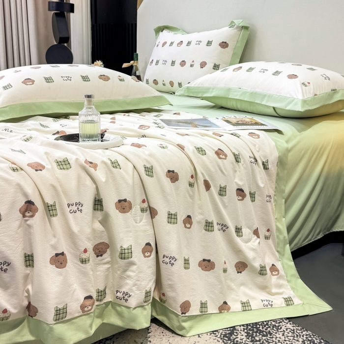 91家纺网 家纺一手货源 找家纺 （总）新款凉感天丝棉夏被夏凉被空调被夏被四件套系列