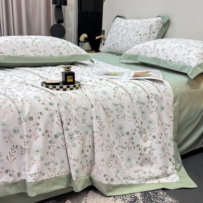 91家纺网 家纺一手货源 找家纺 （总）新款凉感天丝棉夏被夏凉被空调被夏被四件套系列