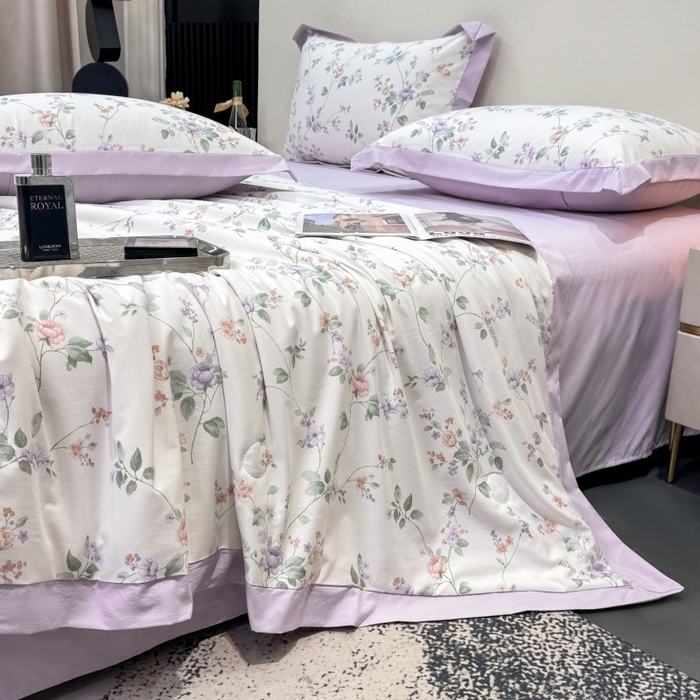 91家纺网 家纺一手货源 找家纺 （总）新款凉感天丝棉夏被夏凉被空调被夏被四件套系列