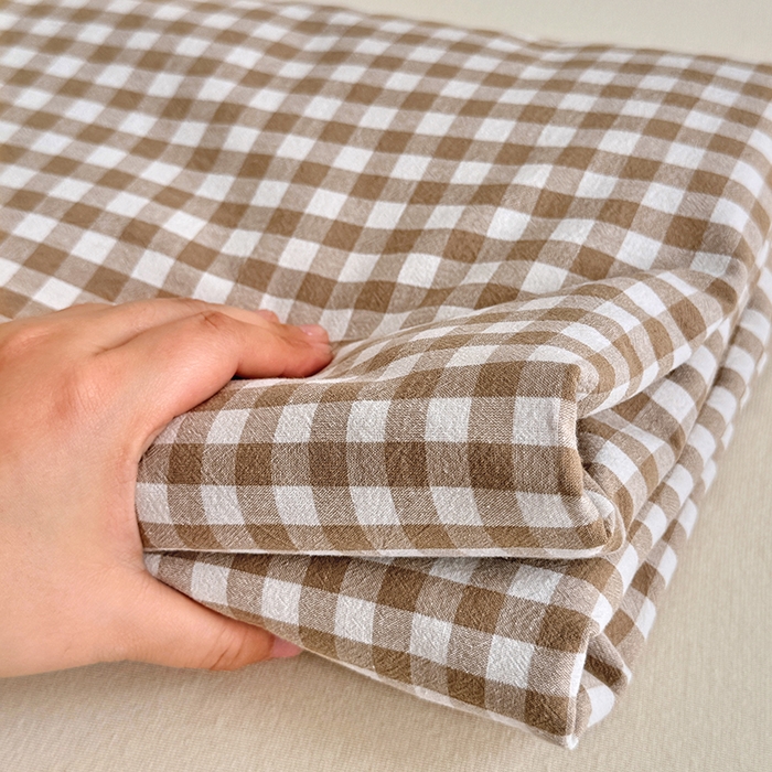 91家纺网 家纺一手货源 找家纺 家贝爱 2026新款全棉纯棉水洗色织被套单件被套单品单被套 小咖格