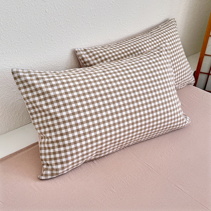 91家纺网 家纺一手货源 找家纺 家贝爱 2026新款全棉纯棉水洗色织被套单件被套单品单被套 小咖格