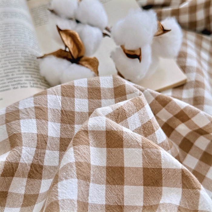 91家纺网 家纺一手货源 找家纺 家贝爱 2026新款全棉纯棉水洗色织被套单件被套单品单被套 小咖格