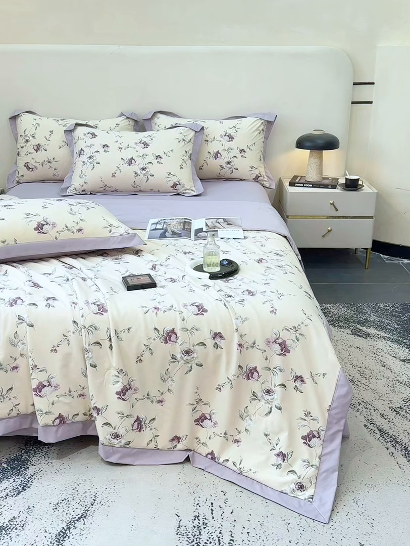 91家纺网 家纺一手货源 找家纺 （总）新款凉感天丝棉夏被夏凉被空调被夏被四件套系列