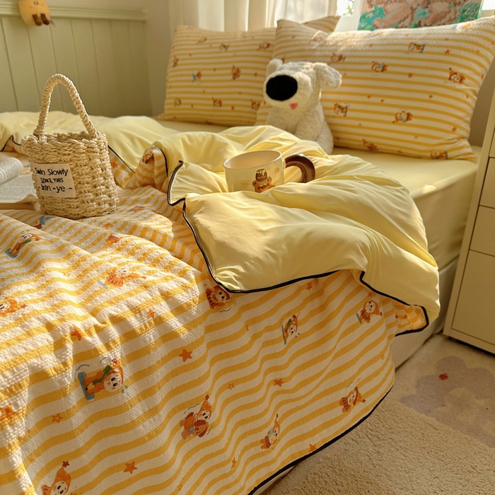 91家纺网 家纺一手货源 找家纺 几禾 2026新款泡芙纱单夏被夏凉被空调被-凉糖系列（凉而不冰的触感，清凉与柔软兼得） 凉糖-魔法星星