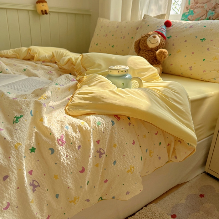 91家纺网 家纺一手货源 找家纺 几禾 2026新款泡芙纱单夏被夏凉被空调被-凉糖系列（凉而不冰的触感，清凉与柔软兼得） 凉糖-摇摇木马