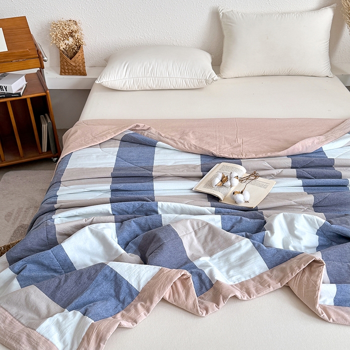 91家纺网 家纺一手货源 找家纺 （总）家贝爱 2026新款全棉色织新疆棉花夏被夏凉被空调被