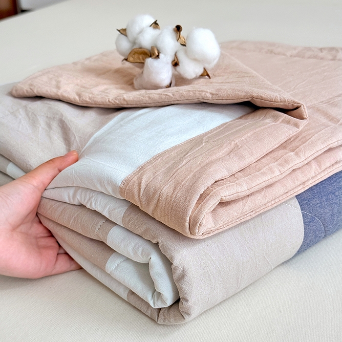 91家纺网 家纺一手货源 找家纺 （总）家贝爱 2026新款全棉色织新疆棉花夏被夏凉被空调被
