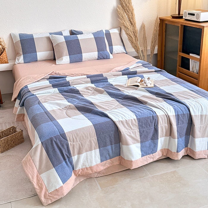 91家纺网 家纺一手货源 找家纺 （总）家贝爱 2026新款全棉色织新疆棉花夏被夏凉被空调被