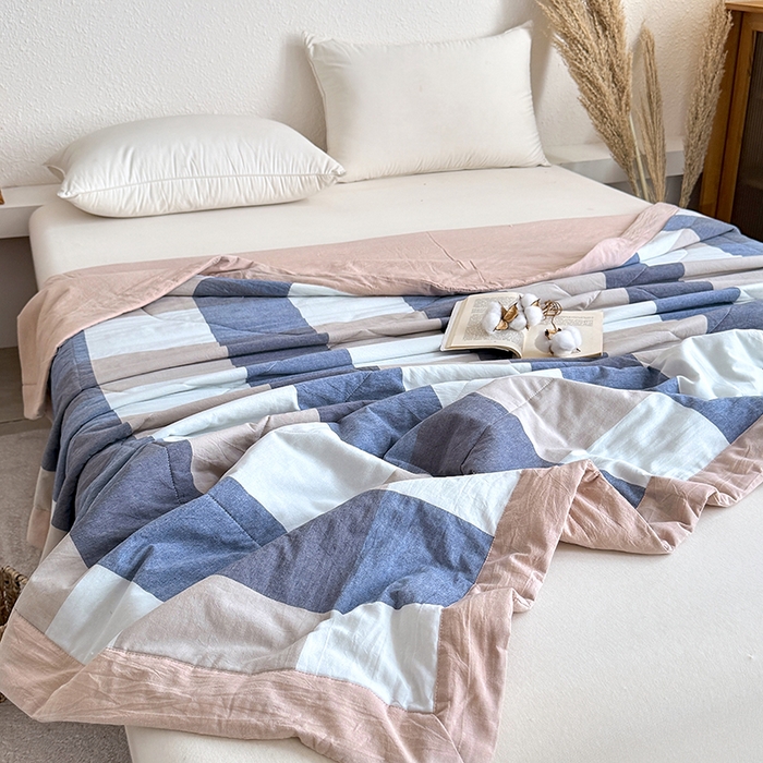 91家纺网 家纺一手货源 找家纺 （总）家贝爱 2026新款全棉色织新疆棉花夏被夏凉被空调被