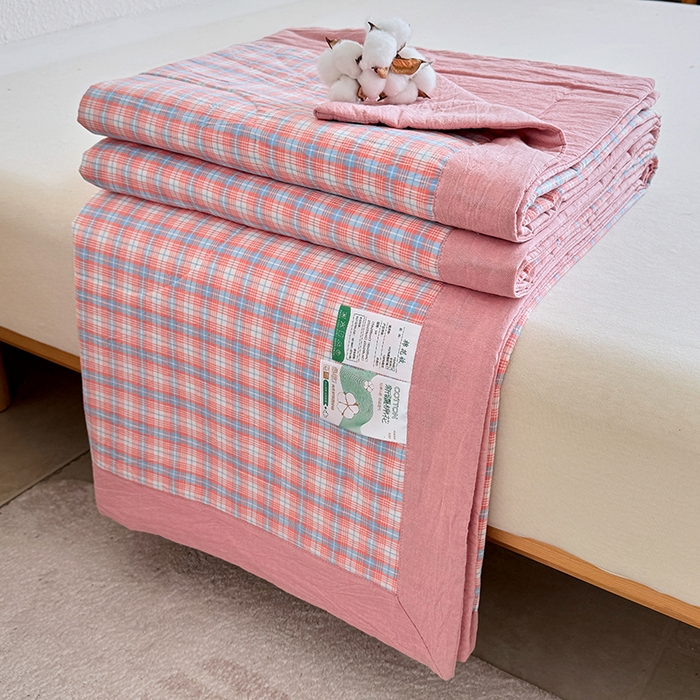 91家纺网 家纺一手货源 找家纺 （总）家贝爱 2026新款全棉色织新疆棉花夏被夏凉被空调被