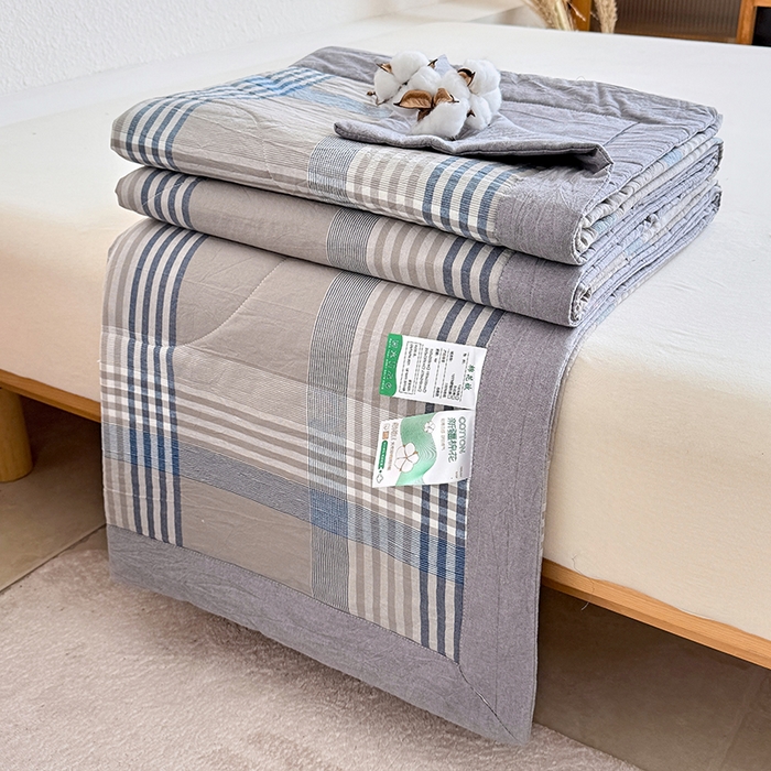 91家纺网 家纺一手货源 找家纺 （总）家贝爱 2026新款全棉色织新疆棉花夏被夏凉被空调被