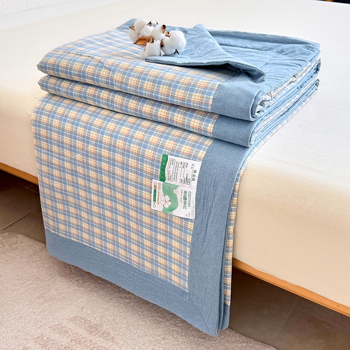 91家纺网 家纺一手货源 找家纺 （总）家贝爱 2026新款全棉色织新疆棉花夏被夏凉被空调被