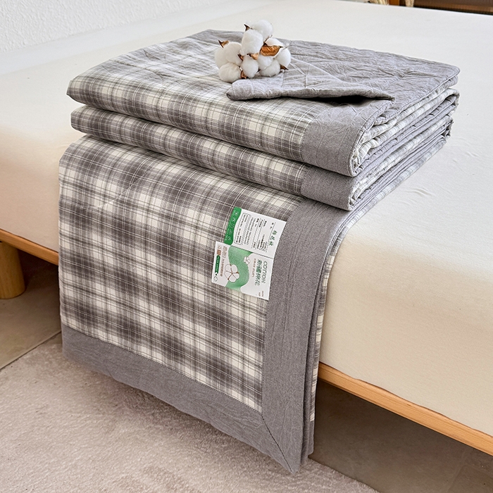 91家纺网 家纺一手货源 找家纺 （总）家贝爱 2026新款全棉色织新疆棉花夏被夏凉被空调被