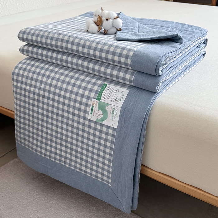 91家纺网 家纺一手货源 找家纺 （总）家贝爱 2026新款全棉色织新疆棉花夏被夏凉被空调被