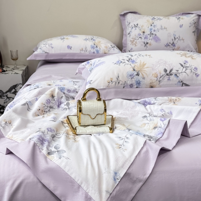 91家纺网 家纺一手货源 找家纺 新款凉感天丝棉夏被夏凉被空调被夏被四件套系列 华尔兹