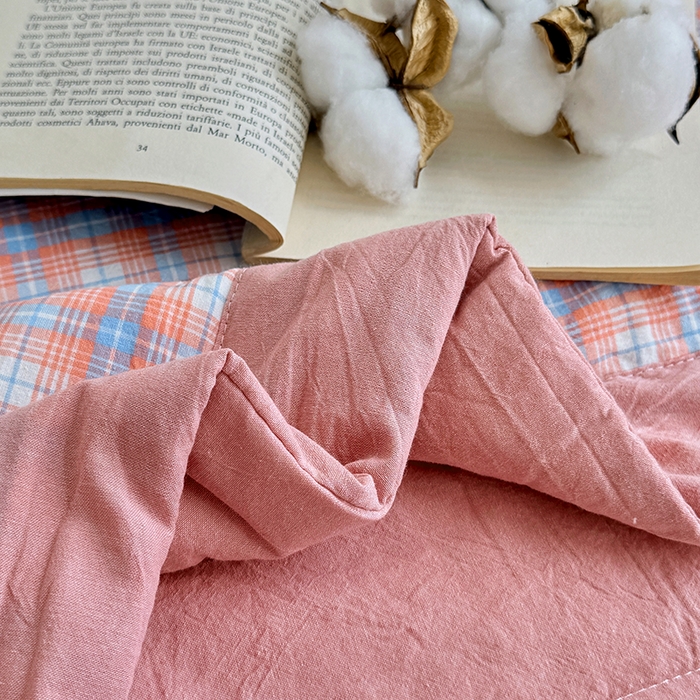 91家纺网 家纺一手货源 找家纺 家贝爱 2026新款全棉色织新疆棉花夏被夏凉被空调被 粉韵格