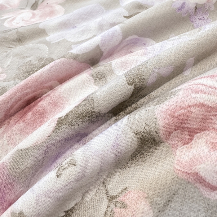 91家纺网 家纺一手货源 找家纺 新款凉感天丝棉夏被夏凉被空调被夏被四件套系列 莫奈花（灰）