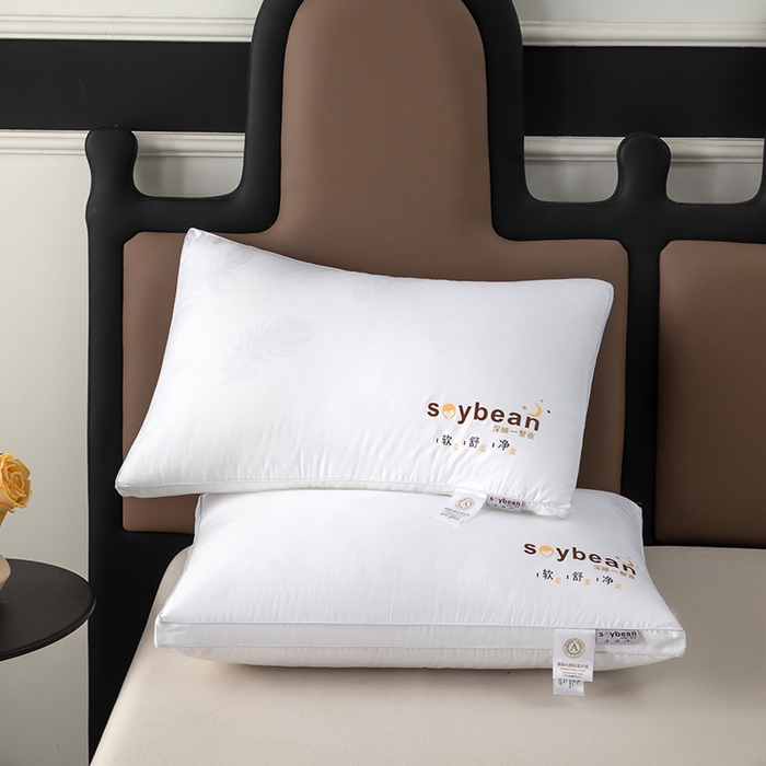 91家纺网 家纺一手货源 找家纺 （总）九州枕芯 2026新款贡缎提花羽丝枕枕头枕芯