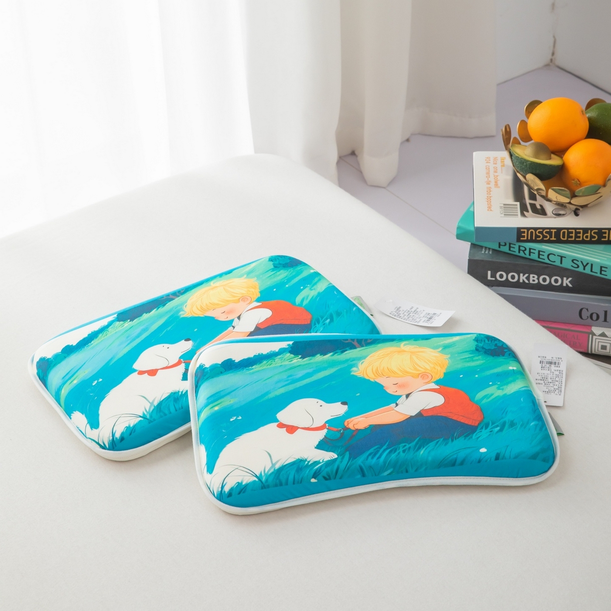 91家纺网 家纺一手货源 找家纺 九州枕芯 2026新款可水洗儿童记忆枕枕头枕芯 童犬枕梦