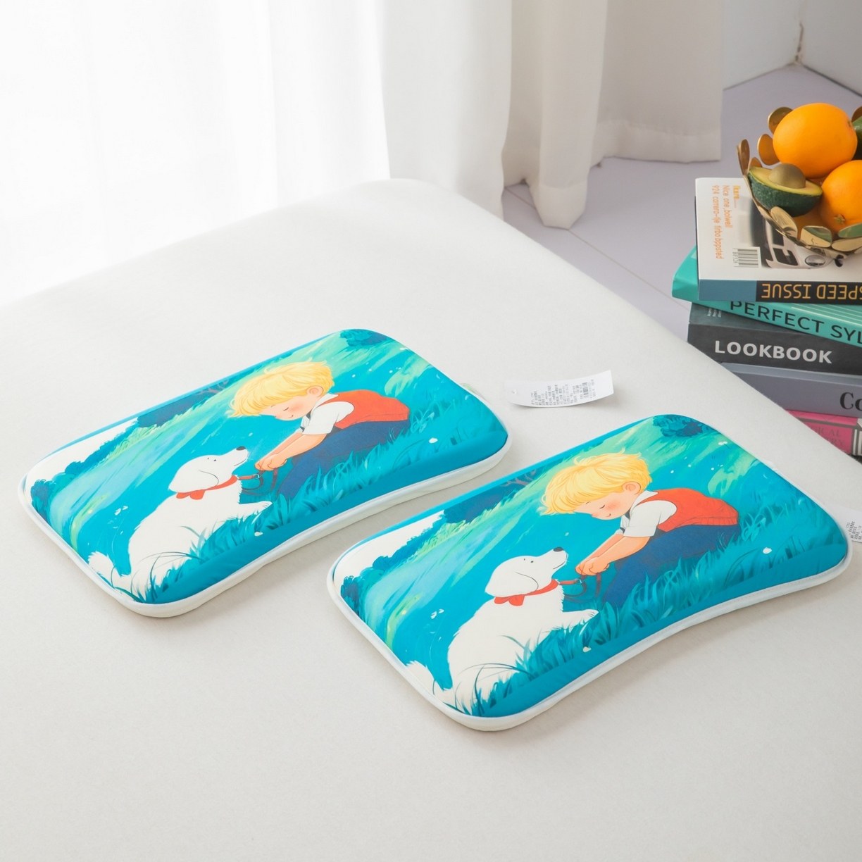 91家纺网 家纺一手货源 找家纺 九州枕芯 2026新款可水洗儿童记忆枕枕头枕芯 童犬枕梦