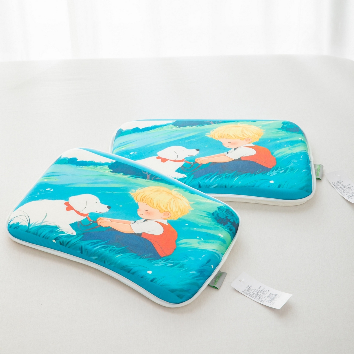 九州枕芯 2026新款可水洗儿童记忆枕枕头枕芯 童犬枕梦