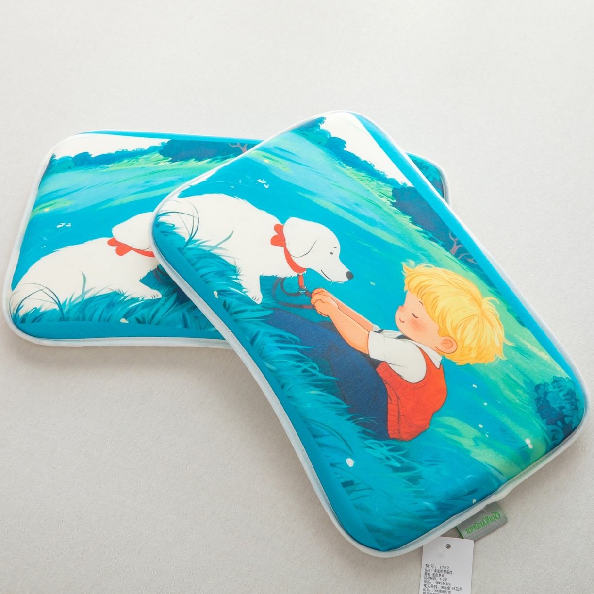 91家纺网 家纺一手货源 找家纺 九州枕芯 2026新款可水洗儿童记忆枕枕头枕芯 童犬枕梦