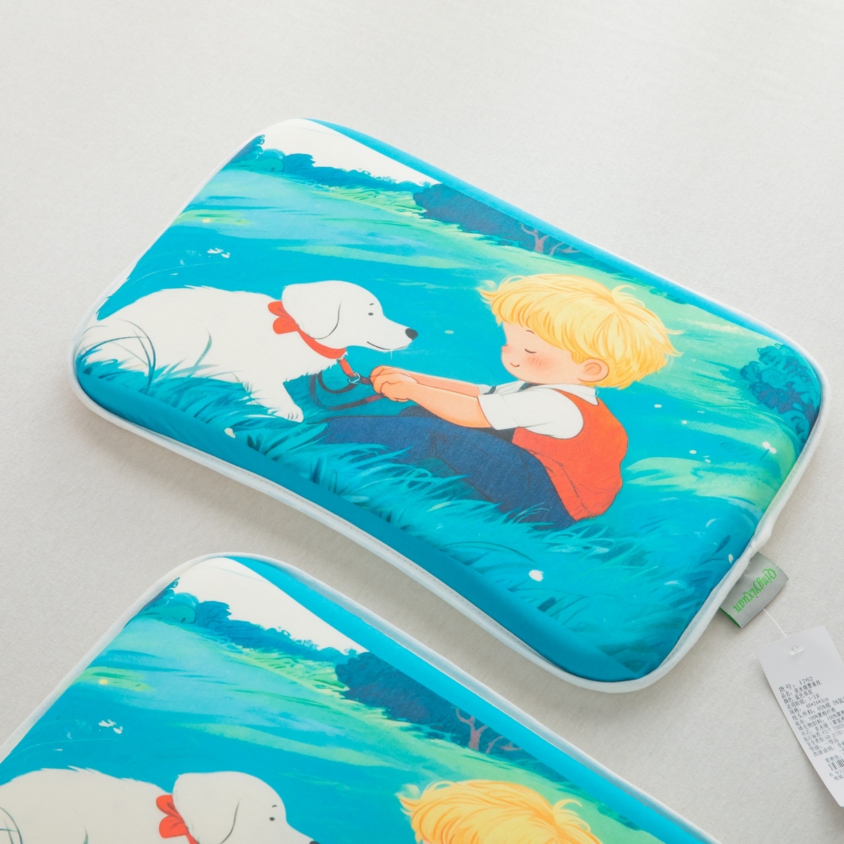 91家纺网 家纺一手货源 找家纺 九州枕芯 2026新款可水洗儿童记忆枕枕头枕芯 童犬枕梦