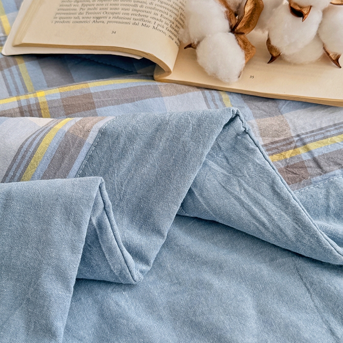 91家纺网 家纺一手货源 找家纺 家贝爱 2026新款全棉色织新疆棉花夏被夏凉被空调被 简夕格